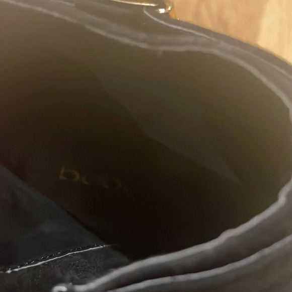 Bebe Suede High Heel Ankle Boots with gold embellished studs size 8 - Picture 6 of 6